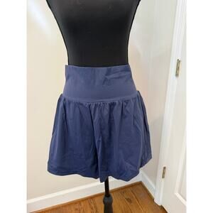 Halara SoftlyZero Airy Super High Waisted 2-in-1 Cool Touch Yoga Shorts in Navy